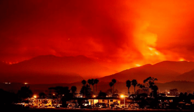 California: aumentan a 10 muertos por voraz incendio