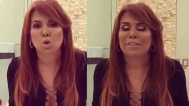 Magaly Medina se pelea con usuarios de Instagram por un detalle en su rostro [VIDEO]