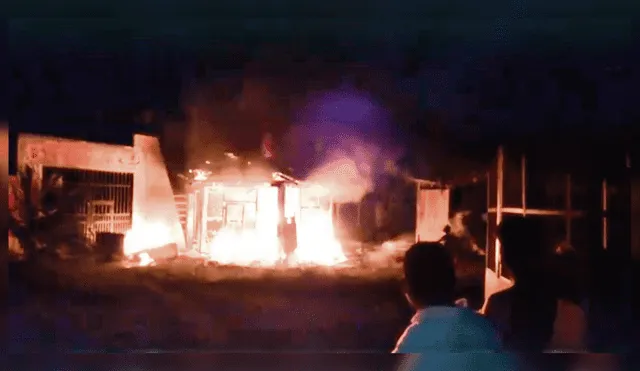 Incendio. Llamas consumieron motor en comuna de Río Santiago.