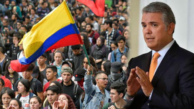 Miles de colombianos marcharán contra el presidente Iván Duque. Foto: Composición