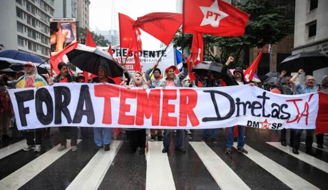 Brasil: Miles de manifestantes piden la salida de Michel Temer