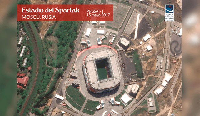 Rusia 2018: Satélite Perú SAT-1 muestra imágenes espaciales de los estadios