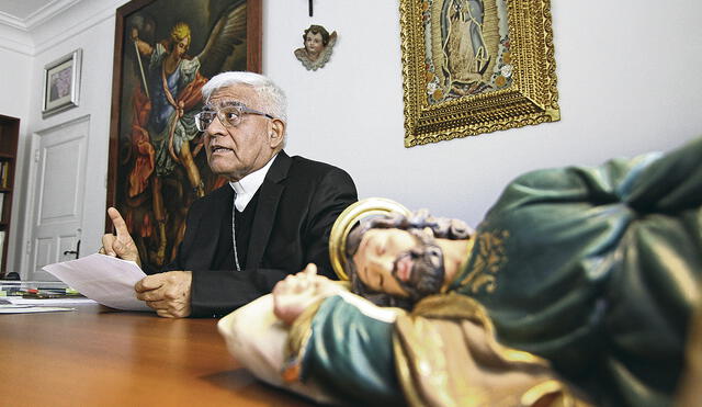 diálogo. Monseñor Miguel Cabrejos pidió escuchar y entender el descontento de la población. Foto: Virgilio Grajeda