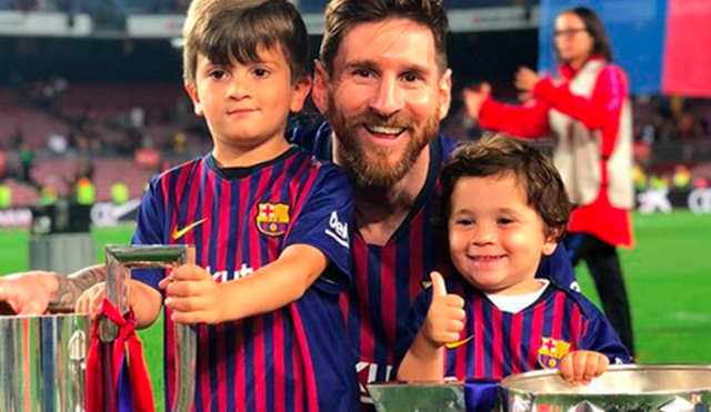 Messi fue 'troleado' por su hijo tras perder las finales de Champions y Copa del Rey [VIDEO]
