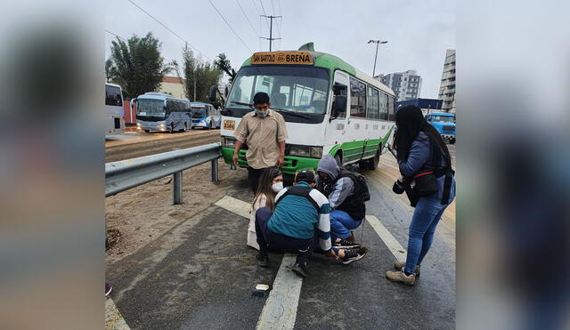 Sofía Gallegos fue atropellada cuando reportaba el tránsito en la Panamericana Sur. Foto: Karla Cruz / URPI-GLR
