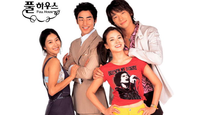 Song Hye Kyo, Bi Rain, Han Da Gam y Kim Sung Soo  protagonizaron el dorama Full House (KBS2, 2004).  Crédito: HanCinema