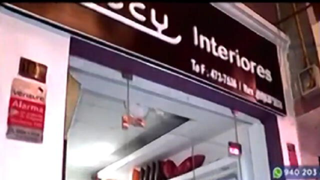Lince: PNP frustró robo a tienda de muebles bajo la modalidad del ‘combazo’ [VIDEO]
