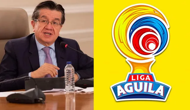 Ministro de Salud anuncia que la Liga Águila no se jugaría en todo el 2020. Foto: Composición
