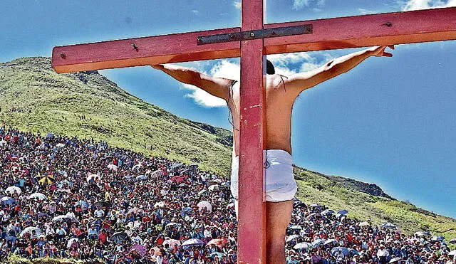 Con expectativa se espera la escenificación del vía crucis en Otuzco y Reque