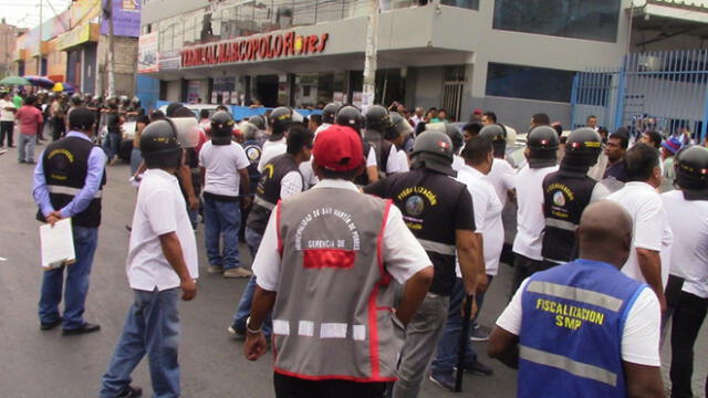 SMP: transportistas se enfrentan para evitar clausura de terminal Marcopolo [VIDEO]