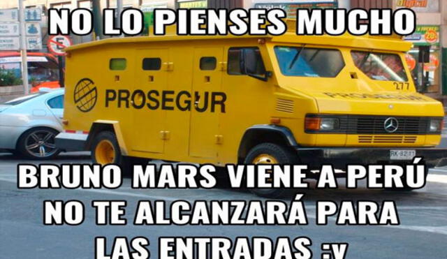 Memes en Facebook por la llegada de Bruno Mars a Perú