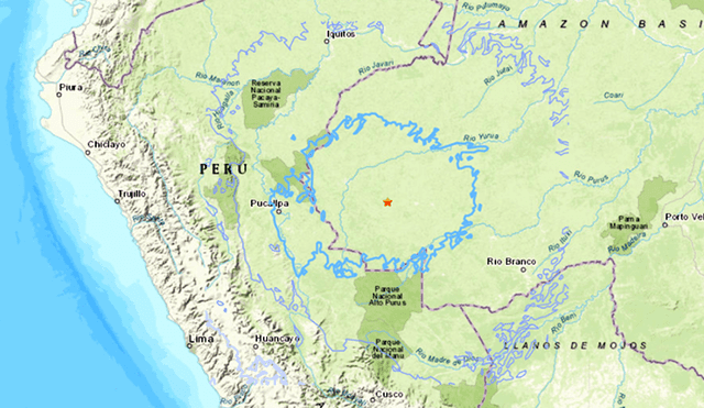Intenso sismo de magnitud 6.8 golpea el oeste de Brasil, cerca de frontera con Perú