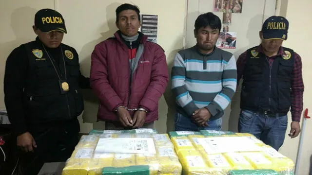 Cusco: Detienen a narcotraficantes tras recoger encomienda con 51 kilos de droga [VÍDEO]