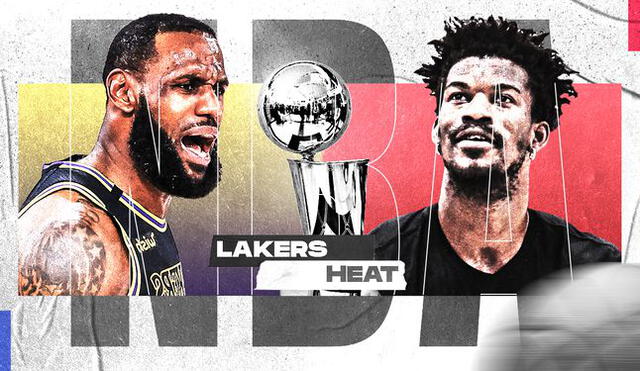 Los Angeles Lakers y Miami Heat se enfrentan en la segunda final de la NBA. Foto: Composición de Fabrizio Oviedo