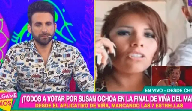 Susan Ochoa pide voto de peruanos en la recta final de Viña del Mar 