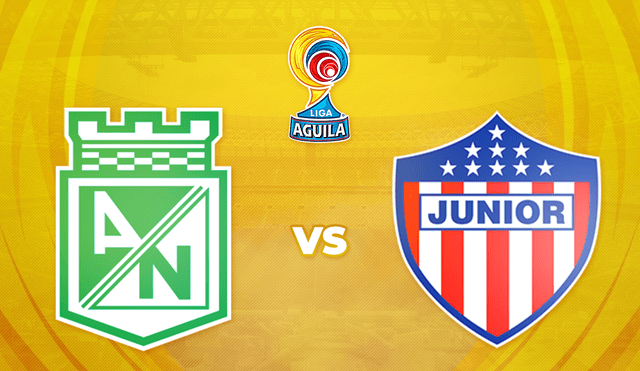 Atlético Nacional vs. Junior de Barranquilla por el cuadrangular de Liga Águila 2019