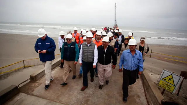 Ministro de la Producción supervisó reanudación de los trabajos en el desembarcadero de San José