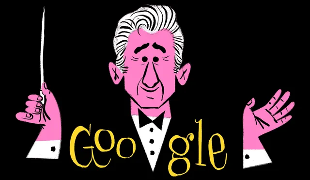 Leonard Bernstein: Google le crea un doodle y nadie se percató de esto [VIDEO]