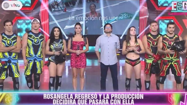 Rosángela Espinoza aseguró que regresó porque tiene un contrato que cumplir. Foto: Captura