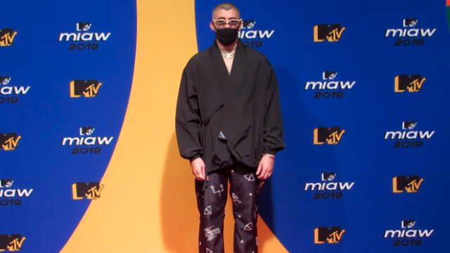 Bad Bunny se lleva el premio más importante de los MTV Miaw 2019