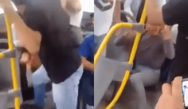 Los Olivos: Pasajeros de bus casi linchan a sujeto que intentó robar celular [VIDEO] 