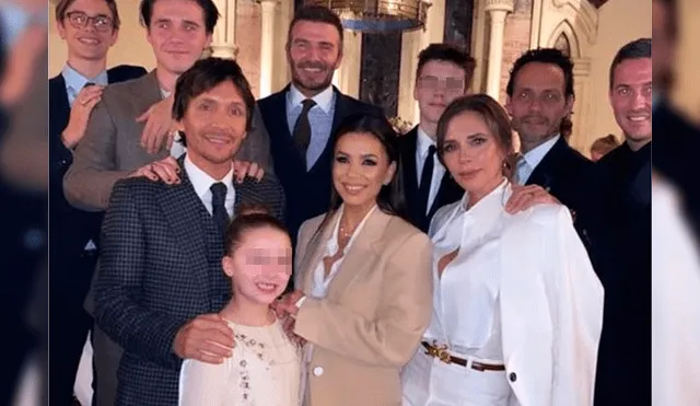 Victoria y David Beckham celebraron el bautizo de sus hijos. (Instagram)