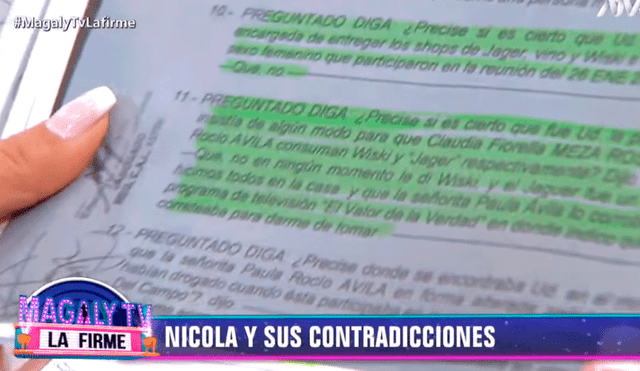 Magaly Medina desenmascara a Nicola Porcella con pruebas de la 'fiesta del terror'