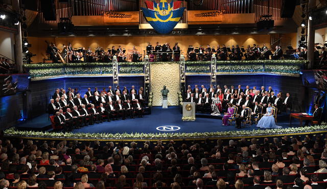 Se realizó la ceremonia de entrega del Premio Nobel en Estocolmo