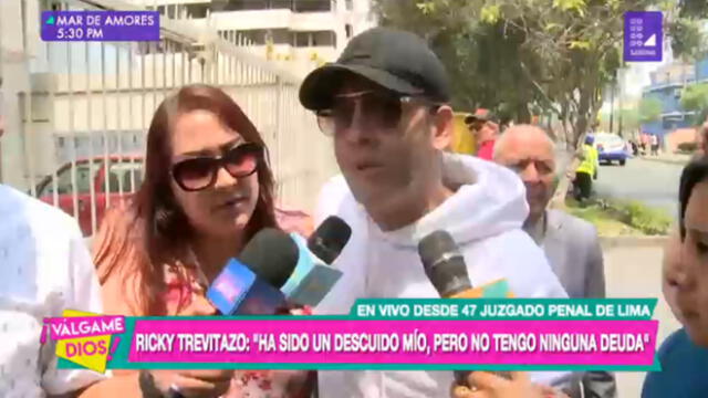 Ricky Trevitazo sale en libertad tras ser detenido por deuda de alimentos [VIDEO]