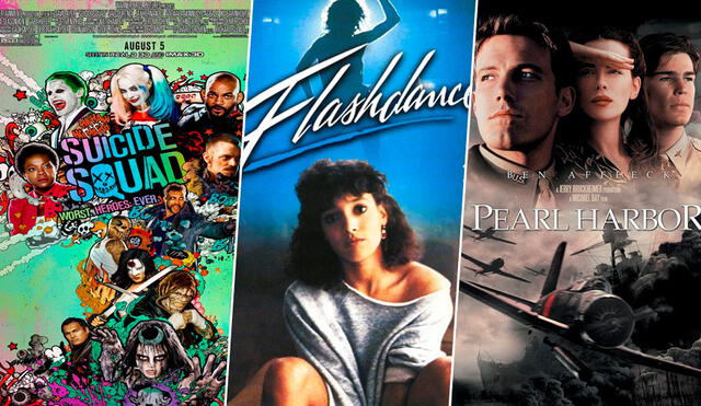 Suicide Squad, Flashdance y Pearl Harbor