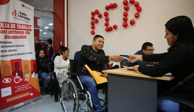 Ofertas de trabajo: Ofrecerán más de 300 puestos laborales para personas con discapacidad