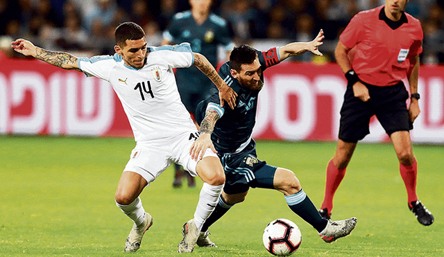 Invictos. Ni Argentina ni Uruguay han perdido luego de disputar la Copa América Brasil 2019.