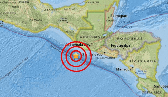 Sismo de magnitud 5,2 sacude las costas de Guatemala