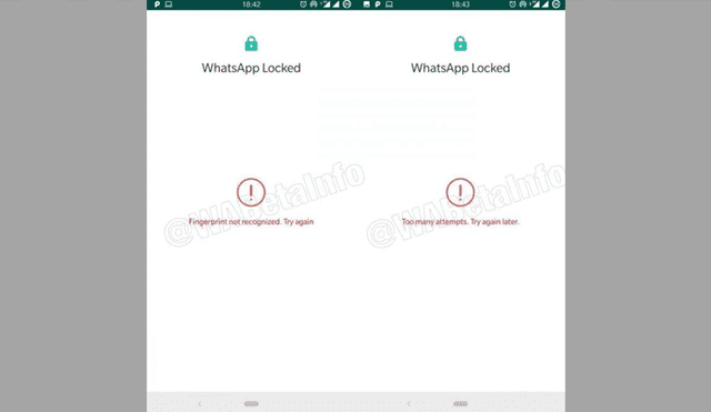 WhatsApp: así lucirá su nueva función 'huella digital' que se acaba de filtrar [FOTOS]