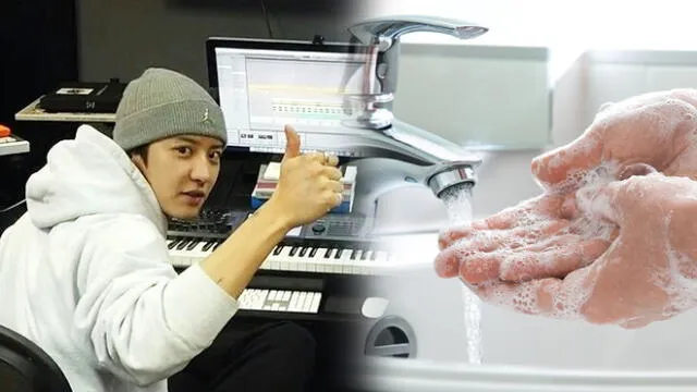 Un lavado de manos efectivo debe durar más de 20 segundos, por lo que Chanyeol creó una pista musical que ayude a sus fans a llevar el tiempo correcto.
