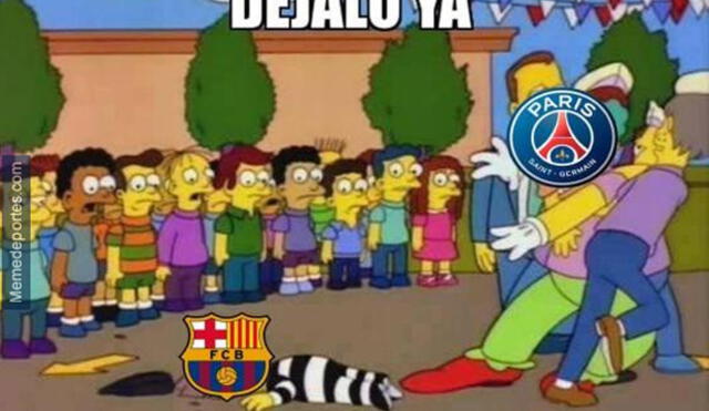 Memes en Facebook se burlan de la estrepitosa caída del Barcelona ante el PSG