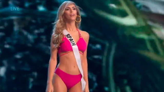 Angela Ponce ovacionada en el Miss Universo al desfilar en bikini [VIDEO]