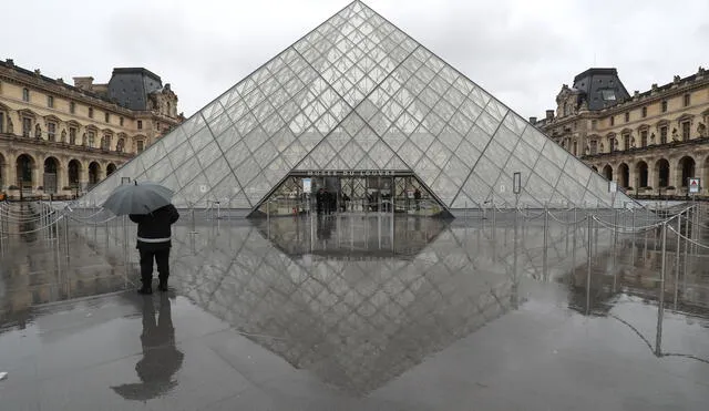 Reabre el Louvre con medidas de protección del personal ante el COVID-19. Foto: AFP.