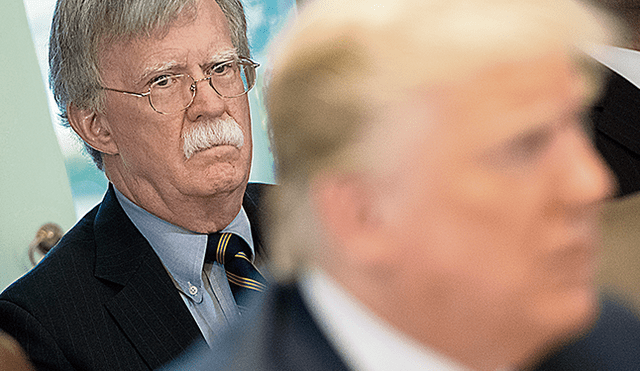 Testigo. Bolton era de la línea dura sobre Irán, Rusia y Venezuela. Fue asesor de abril del 2018 a setiembre del 2019. No declaró en el impeachment a Trump. (Foto: AFP)