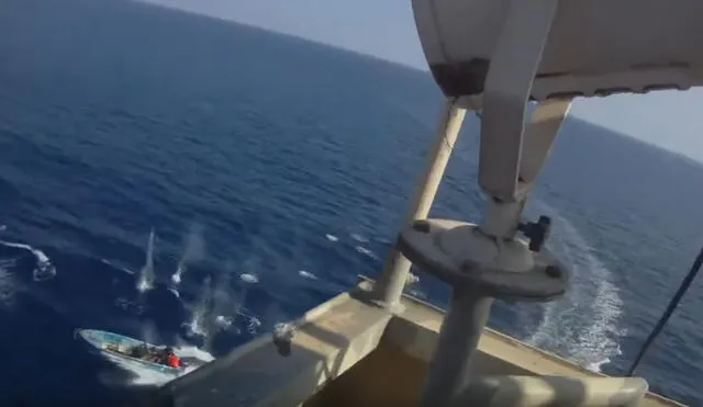 YouTube: enfrentamiento de película entre piratas y tripulación de barco