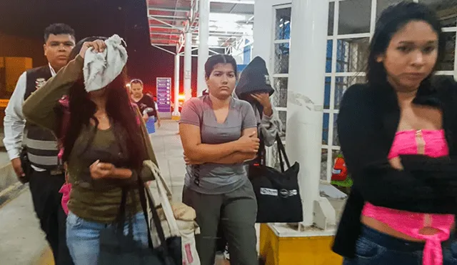 Las cuatro venezolanas fueron expulsadas del Perú por Migraciones.
