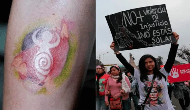 Ni Una Menos: realizarán tatuajes gratis de símbolo contra la violencia a la mujer [VIDEO]