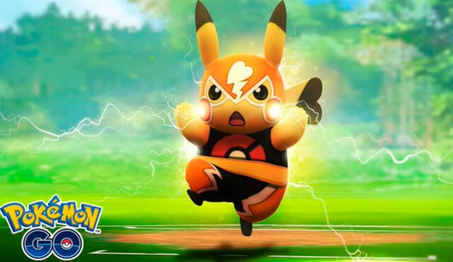 Pikachu Libre solo se puede conseguir al alcanzar el rank 10 en la GO Battle League de Pokémon GO. Foto: Niantic