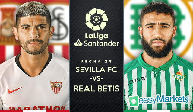 Sevilla vs. Betis EN VIVO: hora, canal y cómo ver ONLINE GRATIS LaLiga Santander.