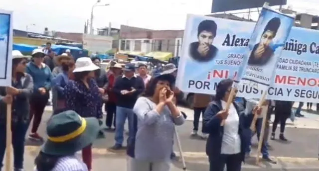 Vecinos de Cerro Colorado piden más seguridad tras asesinato de adolescente. Foto: Video Radio Yaravi.