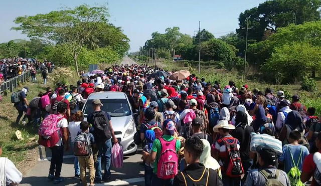 Los migrantes centroamericanos buscan atravesar México para llegar a Estados Unidos. (Foto: Milenio)