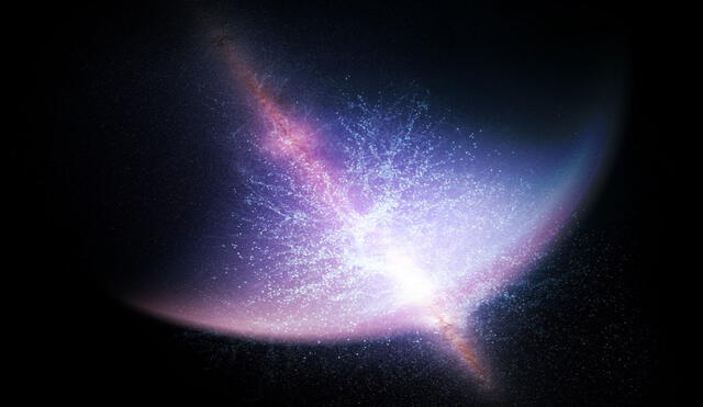 El llamado Arco Gigante consiste en galaxias, cúmulos galácticos y mucho gas y polvo. Foto: Live Science