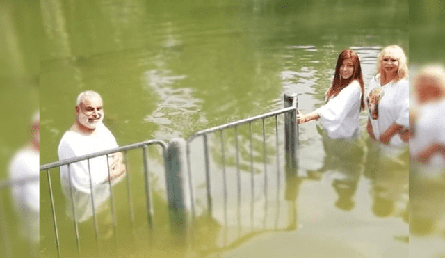 Susy Díaz sorprende en Instagram al bautizarse en el río Jordán