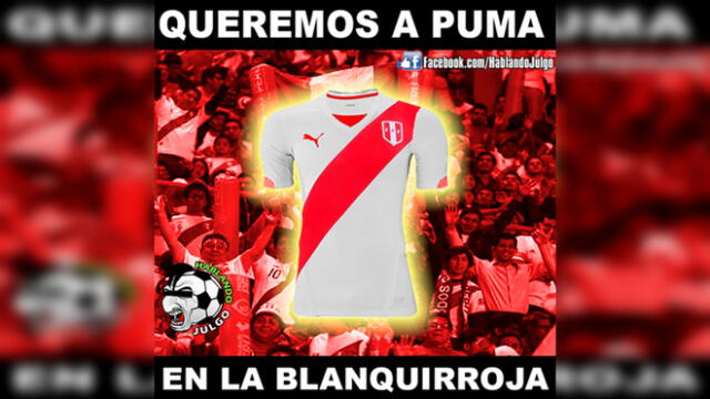 En Facebook, los graciosos memes de la nueva camiseta de la selección peruana [FOTOS]