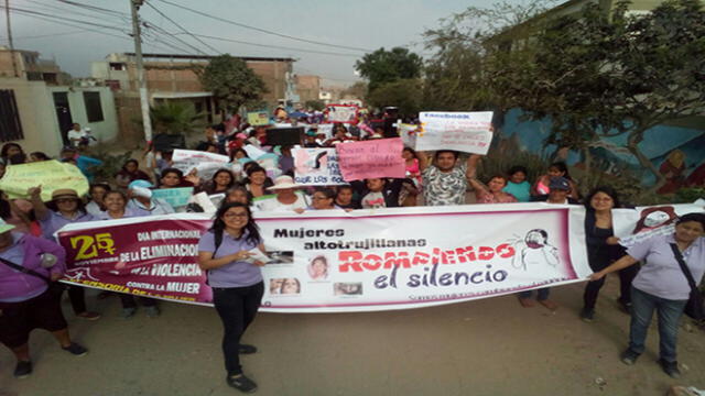 La Libertad: mujeres de Alto Trujillo con Ni Una Menos